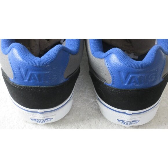 Vans Men's Chukka Push Black Pewter Grey Blue Canvas Suede shoes Sizes NIB - Picture 3 of 5